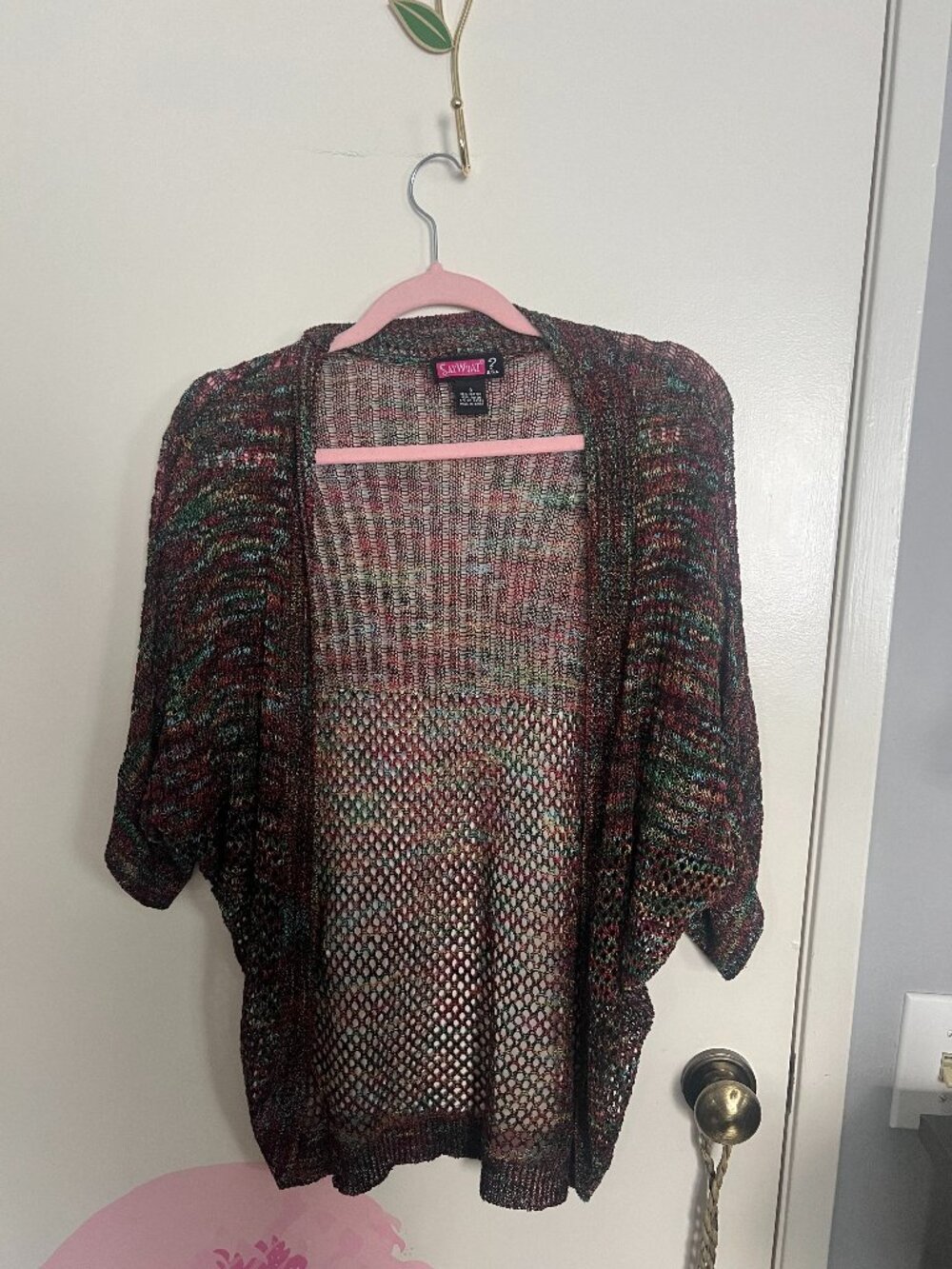 Say What? Women's colorful Cardigan